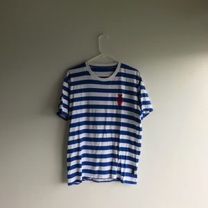 Striped bearbrick t-shirt